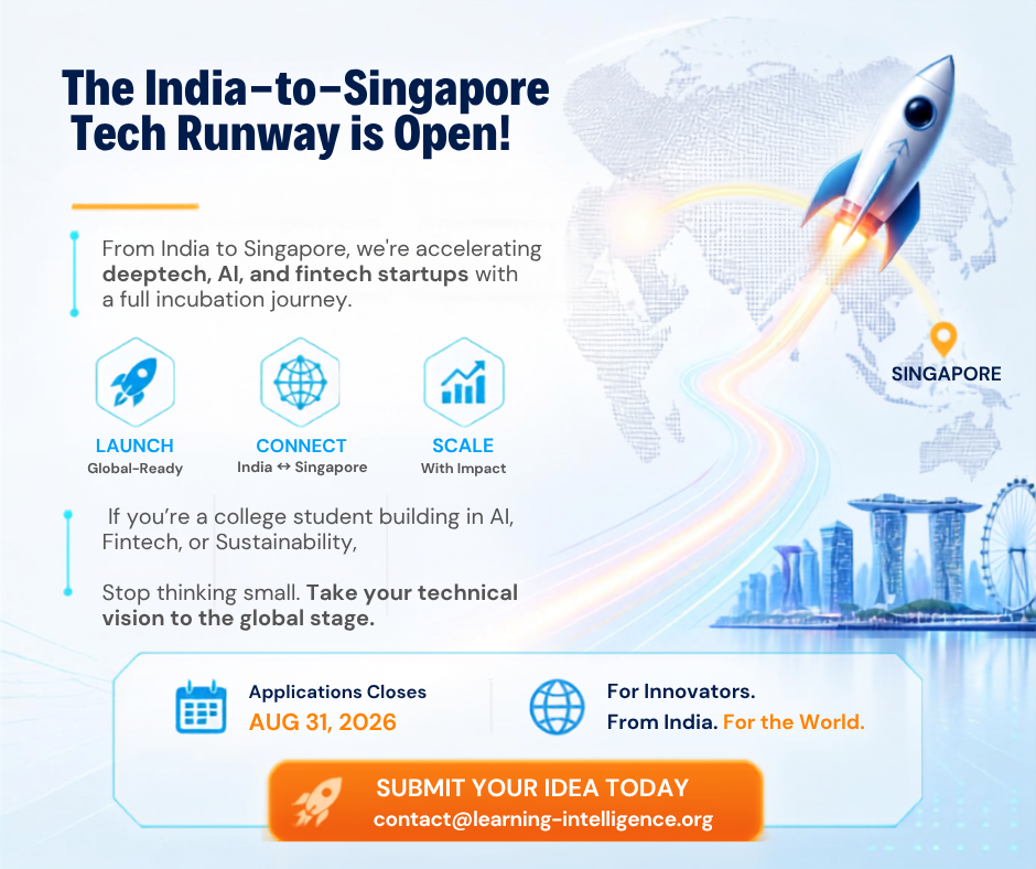 The India-to-Singapore Tech Runway Flyer